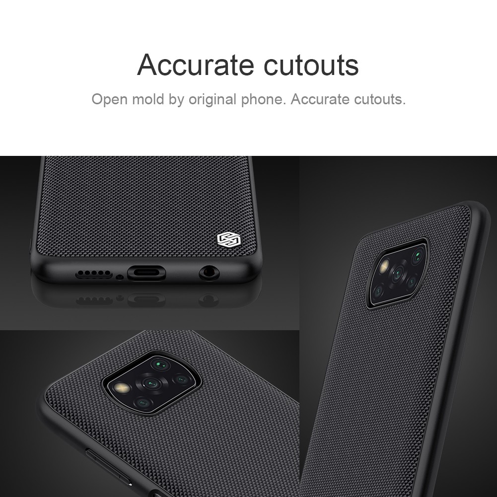 Hard Case Xiaomi Poco X3 NFC Nillkin Textured Nylon Fiber Ori