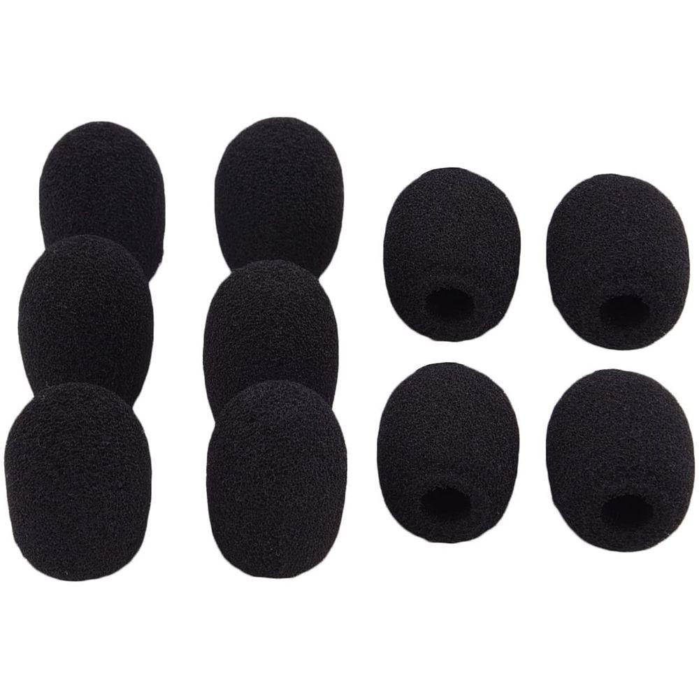 POPULAR Populer 10pcs Busa Penutup Mikrofon Headset Telepon Mic Cover Pengganti