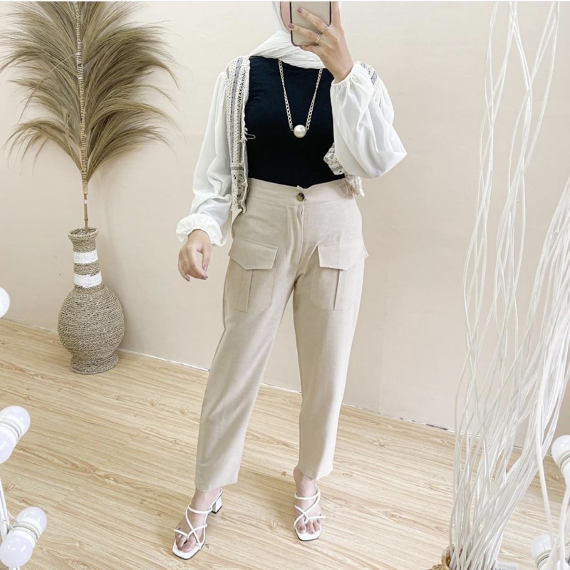 MENAL LINEN PANTS 2257