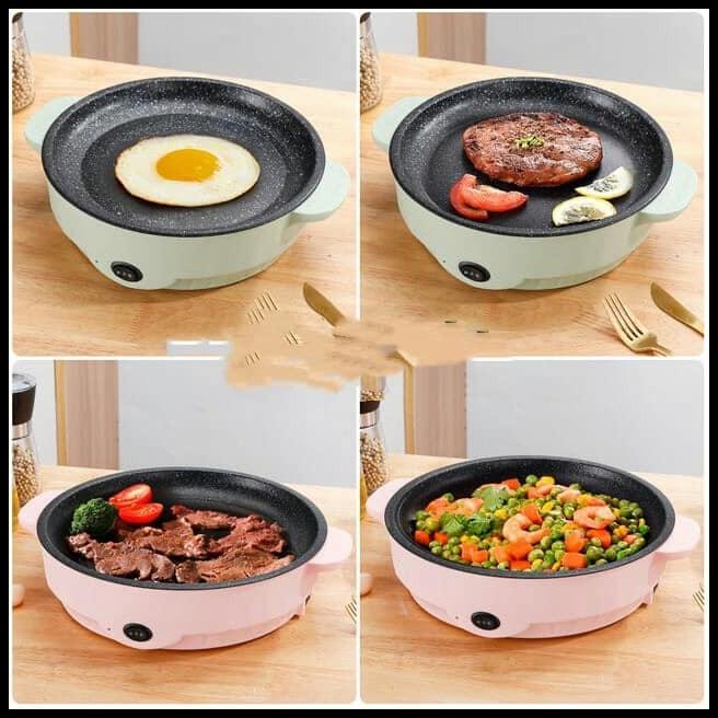 Shenar, Bbq Grill Pan / Panci Pangang Bbq / Electric Grill Pan Korean