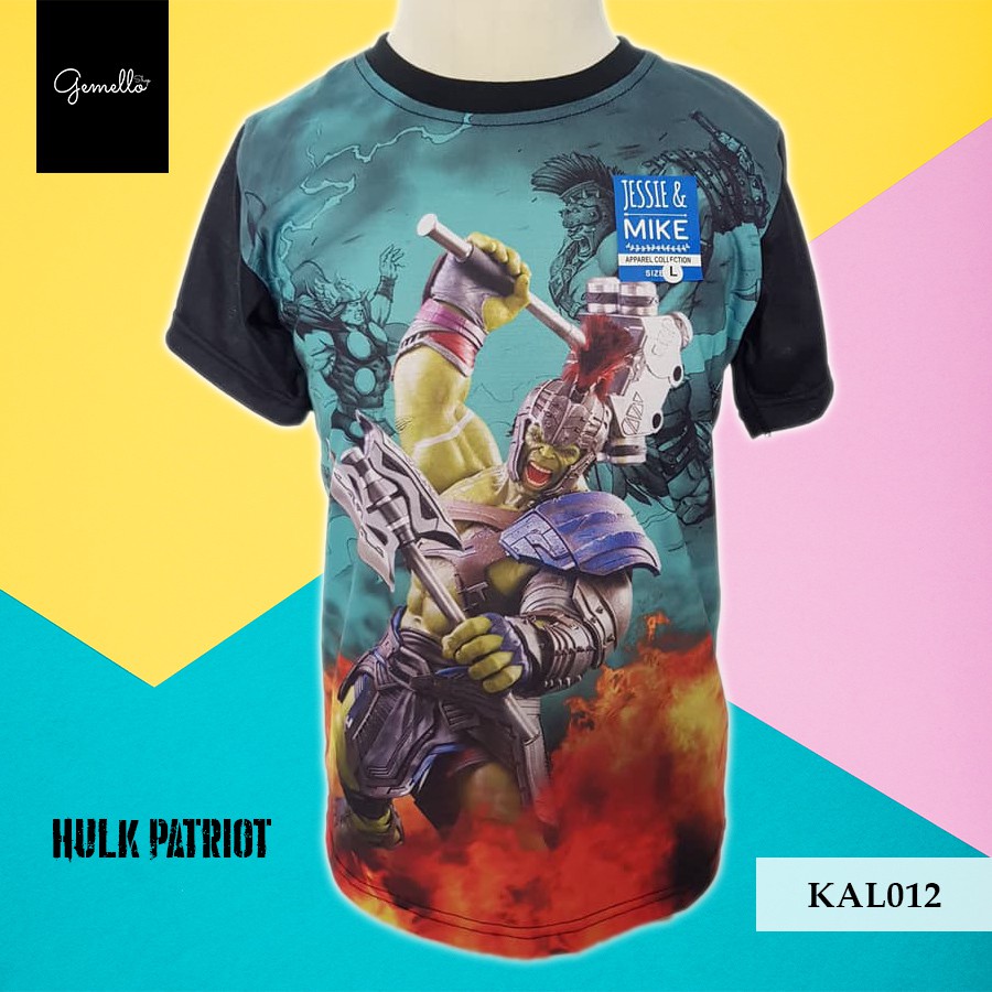 KAOS ANAK LAKI-LAKI - HULK PATRIOT