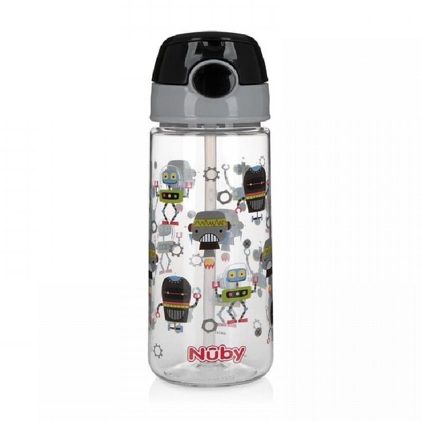 Nuby Tritan Flip It Robot Botol Minum Anak 532ml