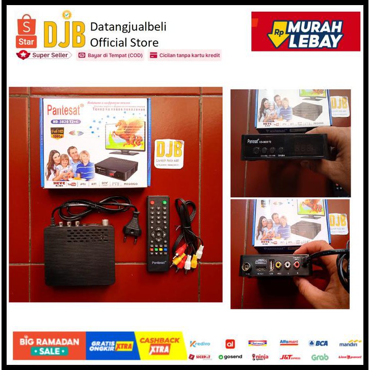 Digital Tv Tuner Pantesat Set Top Box Wifi Receiver Dvb T2 Hd 3820 Shopee Indonesia