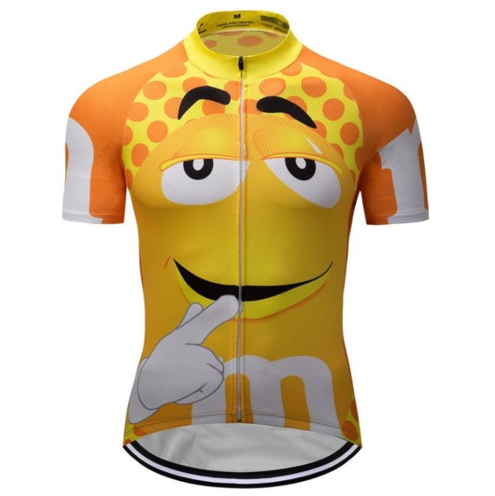 Baju Jersey Sepeda Cycling Premium Lucu Motif M&amp;M