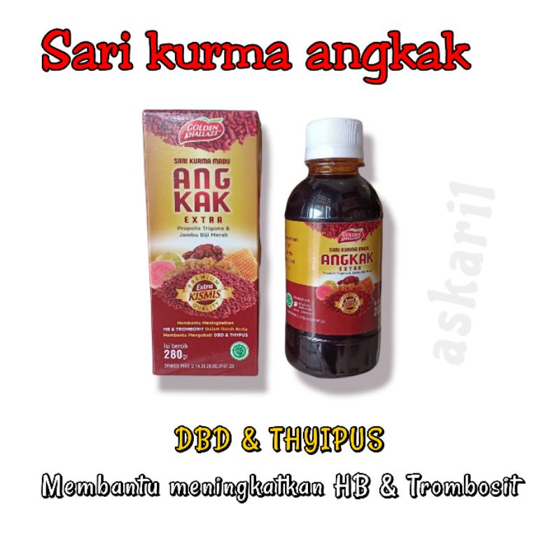 

SARI KURMA MADU ANGKAK JAMBU BIJI OBAT DBD