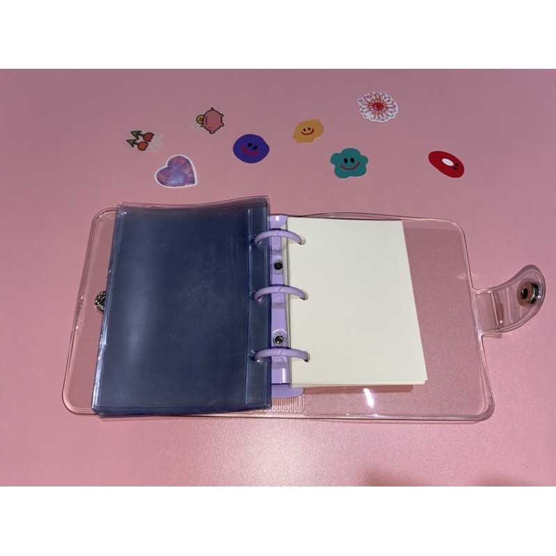 

Binder mini 3 ring photocard lilac sleeve binder mini 7a