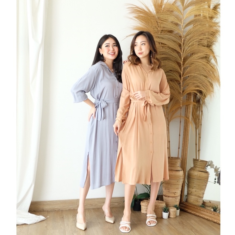 Aria Shirtdress Pakaian Wanita