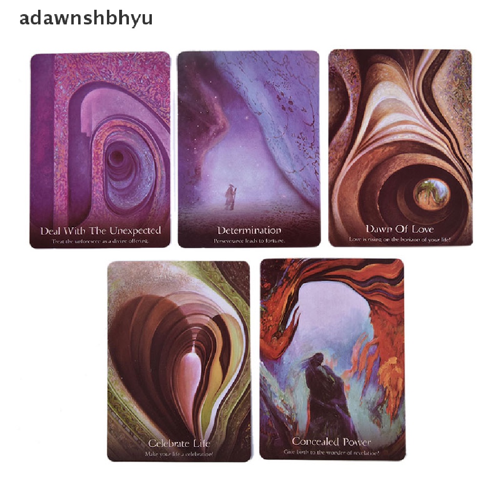 Adawnshbhyu Kartu Oracle Hikmah Sufi Tarot Card Kartu Main Game Pesta Deck 44 Kartu