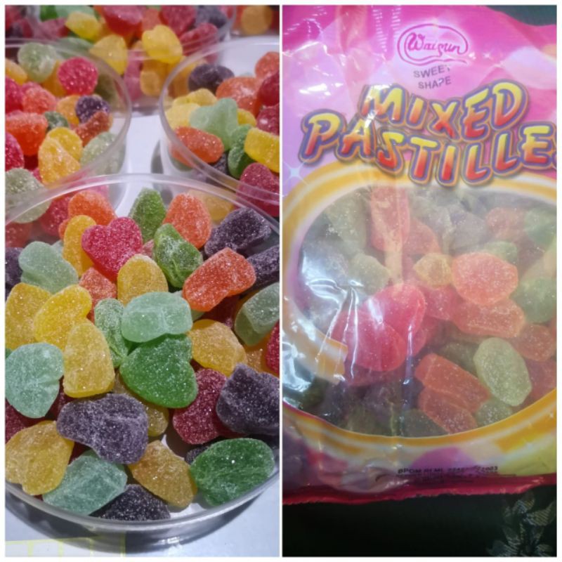 

Permen Jelly aneka rasa 1kg Waisun mixed pastilles