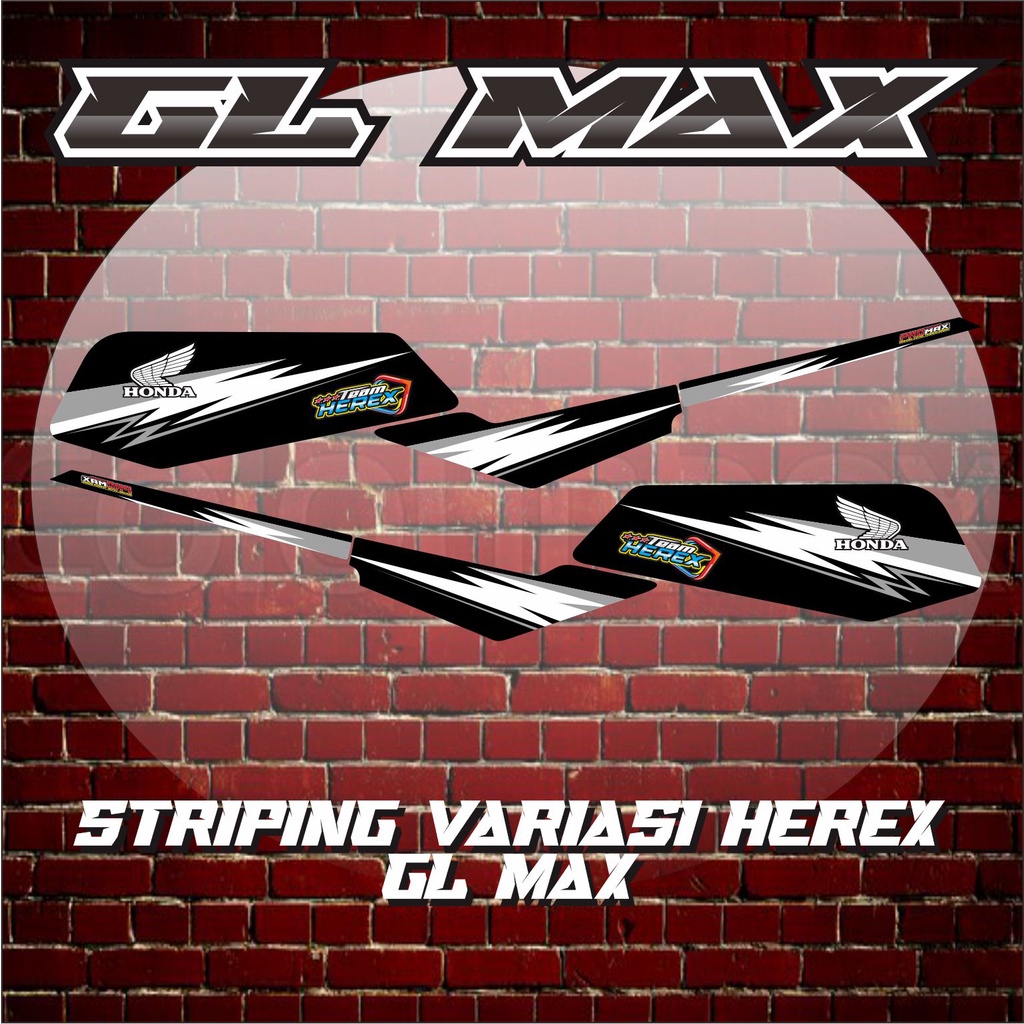 STRIPING GL MAX HEREX / VARIASI STIKER GL MAX HEREX 07