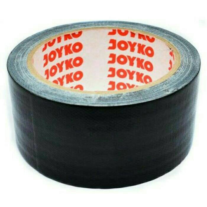 Lakban Hitam 2 Inch x 90 yard / Lakban Kain Hitam / Cloth Tape Hitam