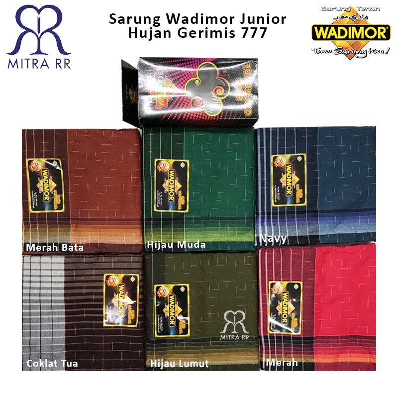 Sarung Tenun Wadimor Junior Motif Hujan Gerimis 777 SARUNG ANAK