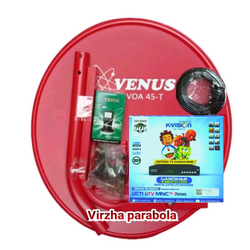 PAKET PARABOLA MINI KVISION GARDINER OTTIMO