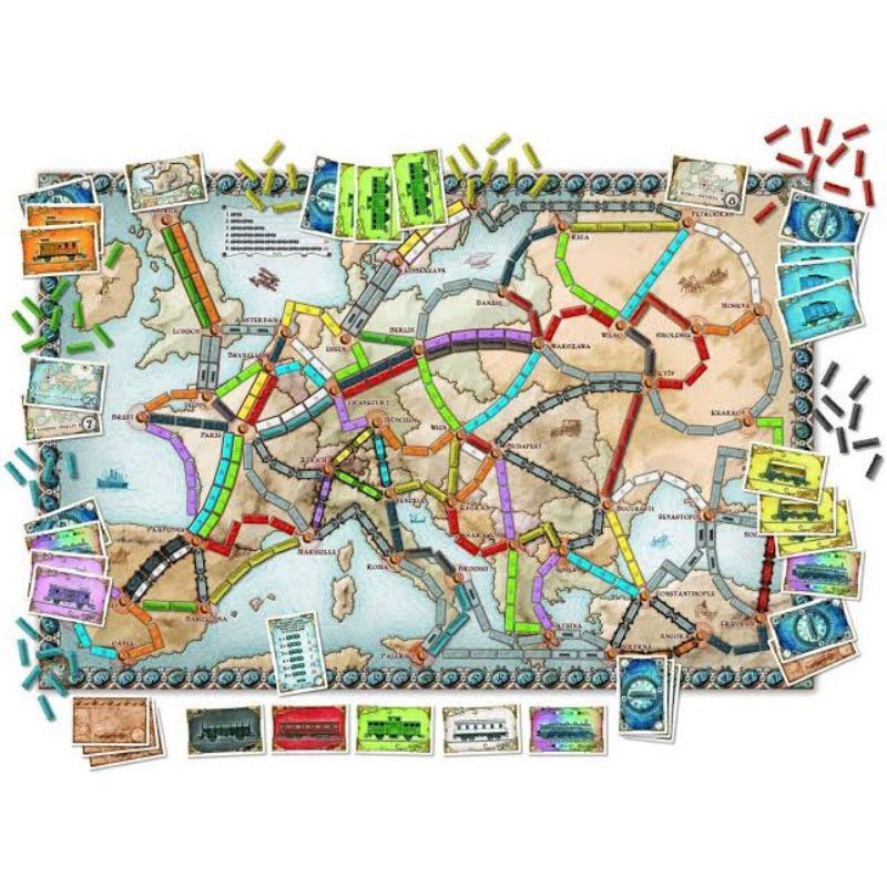 Ticket to Ride Europe Board Game