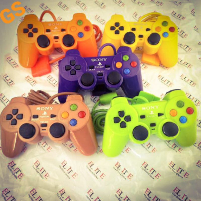 Stik PS2 warna,Stik PS2 Elite,Stik PS2 kabel Serat.