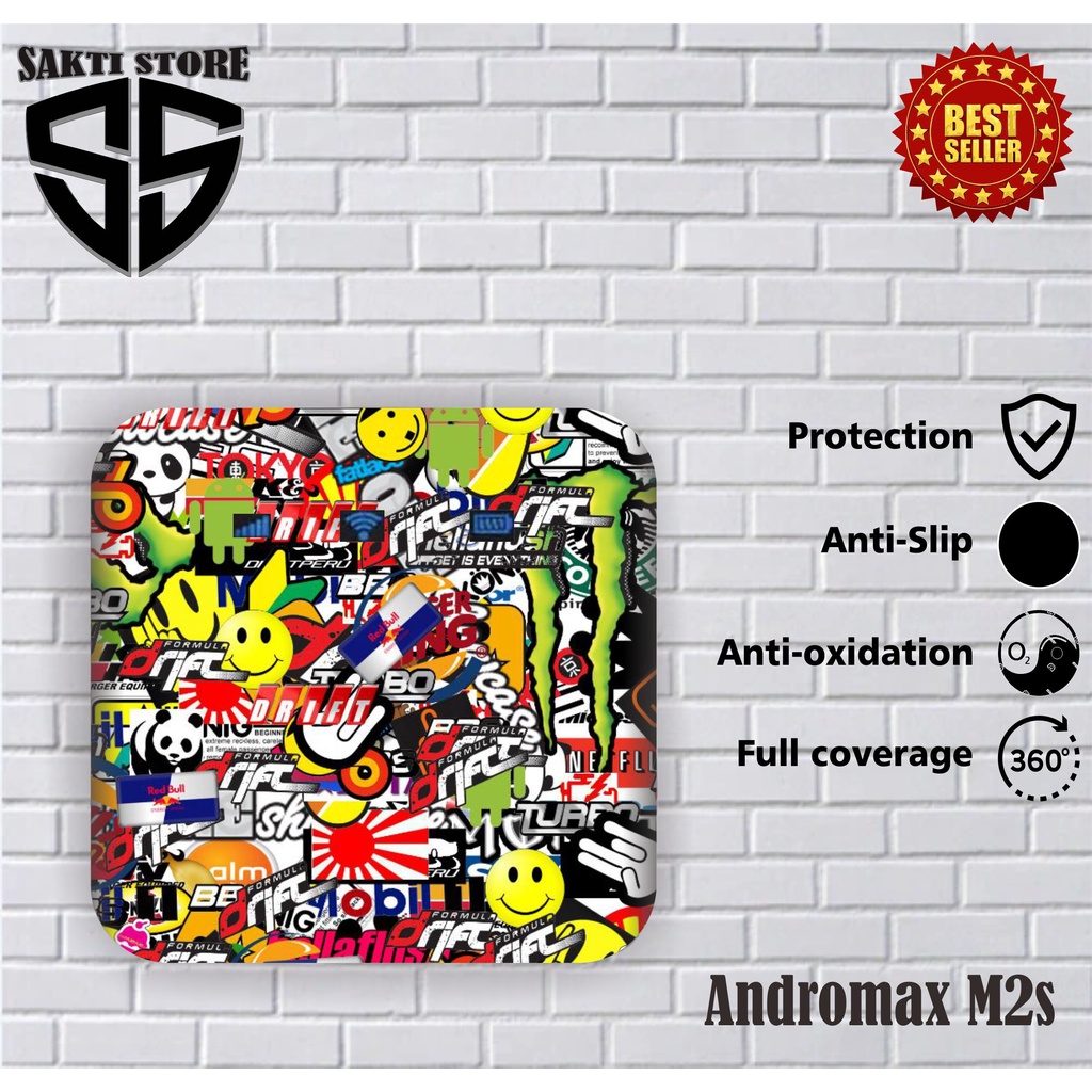 Skin Modem Mifi Andromax M2s BIsa Custom Motif Bayar Ditempat