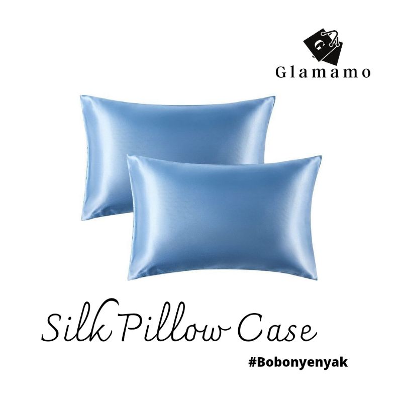 Sarung bantal satin / pillow case satin /cover bantal / case bantal satin / sarung bantal satin silk