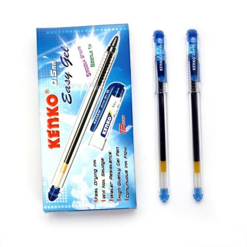 

Gelpen kenko 0,5mm 12pcs Biru