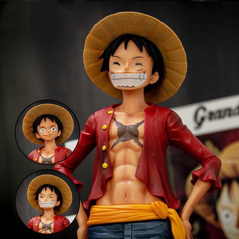 Boneka Model Luffy QUINTON Monkey D Luffy Anime Grandline Pria Monkey D