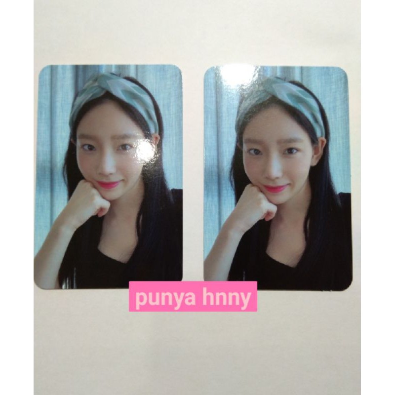 Photocard Postcard SNSD Taeyeon Ace Welcome Kit 2020