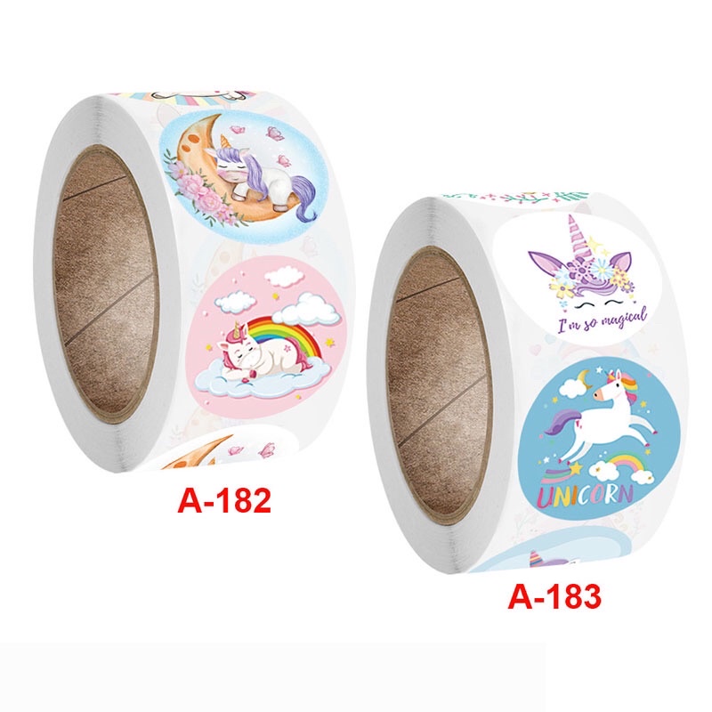 

[10 pcs] THANKYOU STICKER LABEL KECIL STIKER BULAT TERIMA KASIH MURAH KARTUN UNICORN PINK LUCU ANAK FEMININE