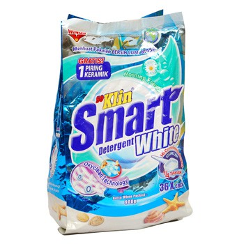 Soklin Smart 800g White reffil ( Gratis piring keramik Cantik)