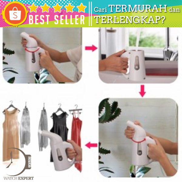 WOXOYOZO Setrika Uap Handheld Garment Steamer 120ml - HDL-7010 - White