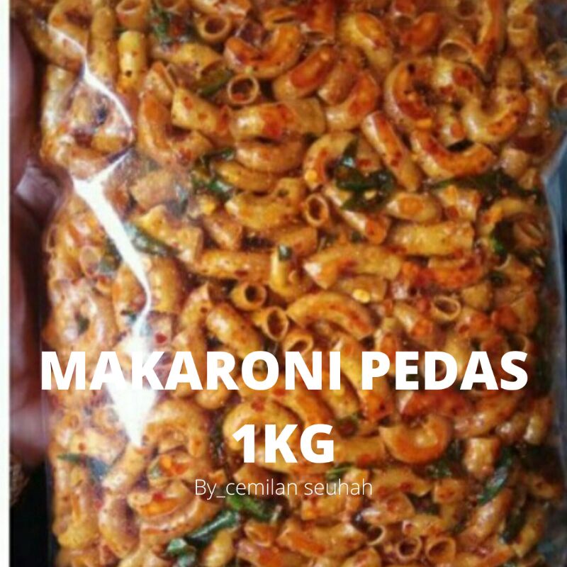 

seblak makaroni kriuk bantat extra pedas daun jeruk isi 1kg