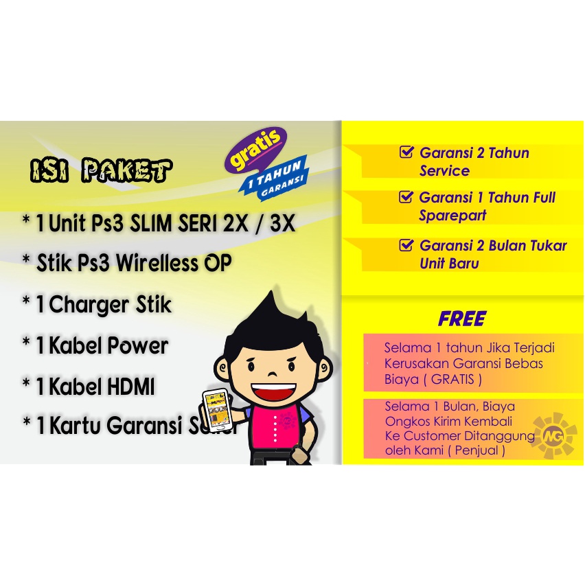 PS3 Slim Sony Void CFW 500GB | 1TB | Garansi 1 Tahun Full Game - Kualitas Grade A