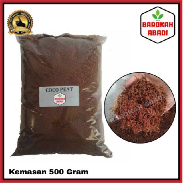Cocopeat coco peat serbuk bubuk sabut kelapa 500 gram