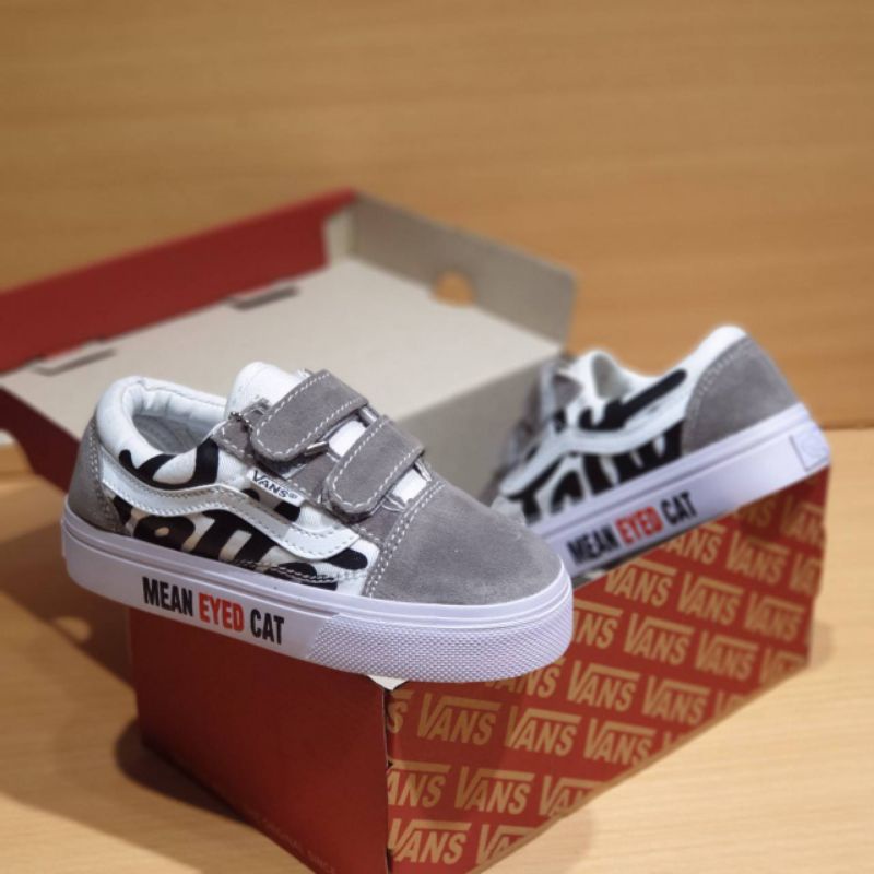 SEPATU VANS PATTA ANAK ABU ABU SEPATU ANAK COWOK SEPATU VANS ANAK LAKI LAKI SEPATU SNEAKERS ANAK