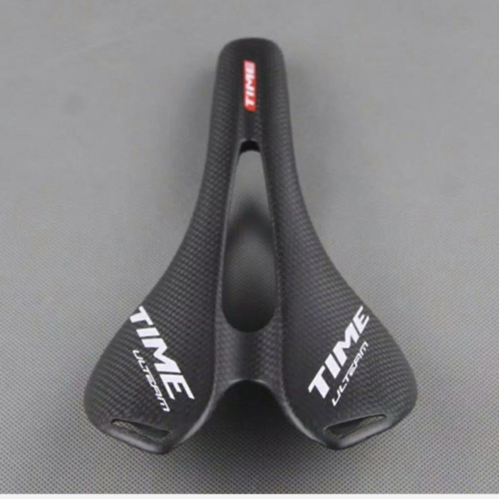 Saddle Time Ulteam Full Carbon lubang tengah Sadel 3K Karbon