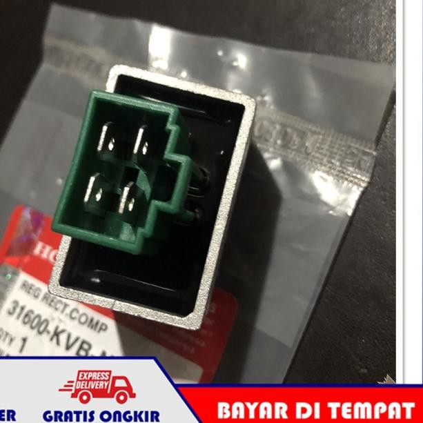 ☪ ORIGINAL AHM Kiprok Regulator Motor Honda Revo Vario 110 125 Blade Beat Fi Esp Scoopy KVB ORI Karb