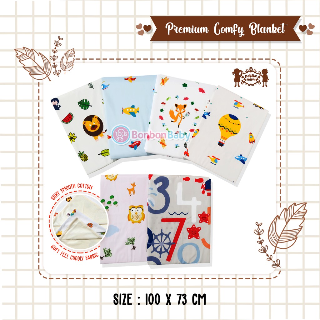 Petite mimi blanket / selimut tanpa topi