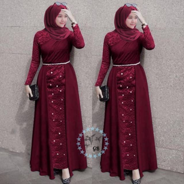 GAMIS MAXY LAKSHANA / BEST SELLER / ASLI CANTIK