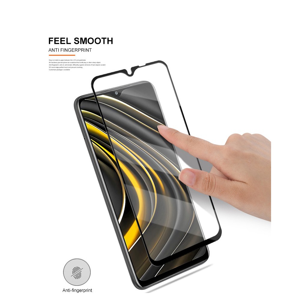 Mocolo 2.5D Full Glue Tempered Glass Xiaomi Poco M3 Screen Protector