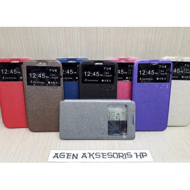 Flip Case Samsung A8 Plus 2018 A730F A8+ 2018 Flip Cover UME CLASSIC - Yandra.Puspitasari.seller