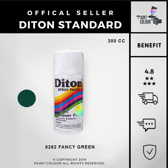 Diton 8262 Fancy Green Cat Semprot/Pylox/Samurai Motor/Helm/Gundam