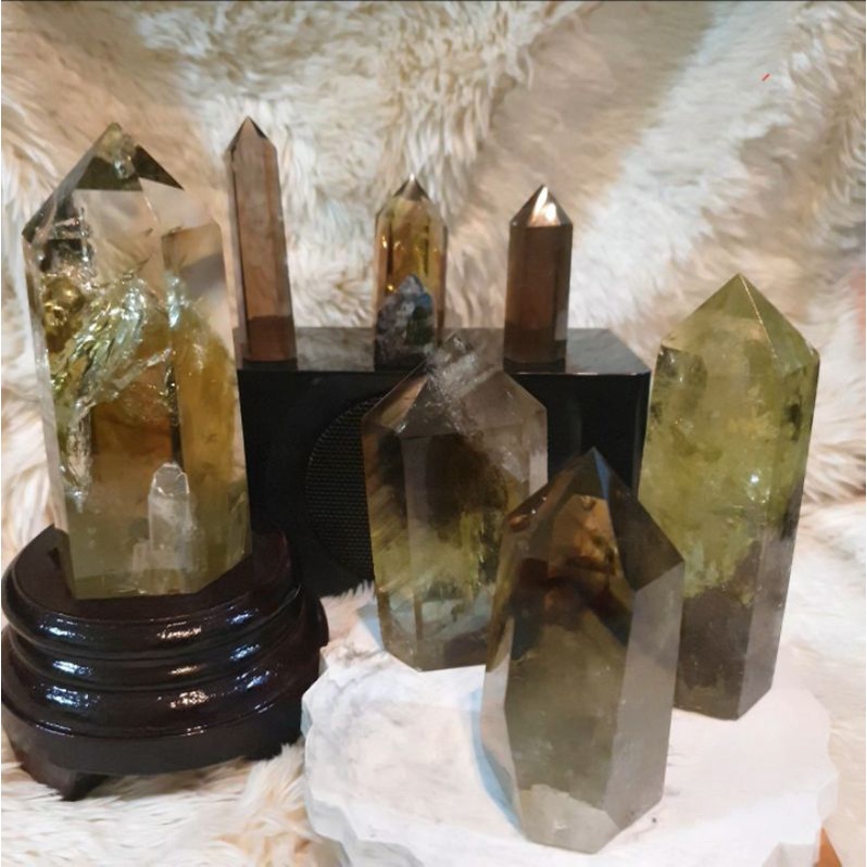 smoky citrine quartz