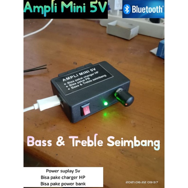 Ampli Mini 5v (Stereo & Bluetooth)