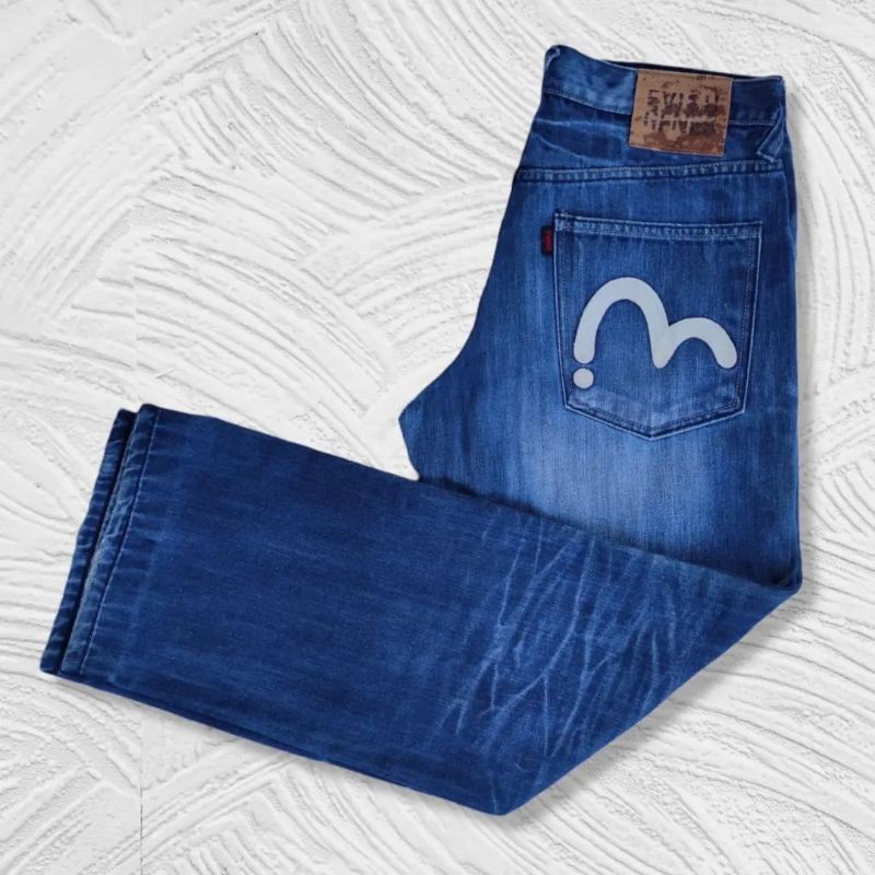 Evisu Genes Blue Jeans