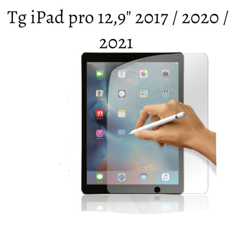 TEMPERED GLASS IPAD PRO 12,9" 2017 / Ipad pro 12.9" 2020 /Ipad pro 12.9" 2021