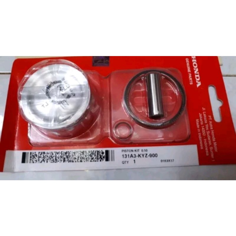 Piston kit size 0.50 Honda Supra x 125 HELM IN Original 131A3 KYZ 900 Distributor Sparepart RPMsemar