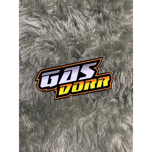 STICKER GAS DORR