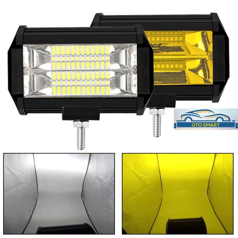 LAMPU TEMBAK SOROT LED BAR CREE CWL 72W 24 MATA LAMPU LED MOBIL MOTOR