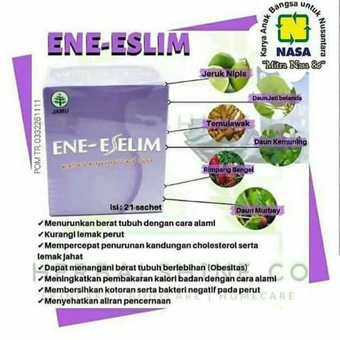 Ene Eselim Herbal Nasa Penurun Berat Badan / Stockist Resmi Produk Nasa