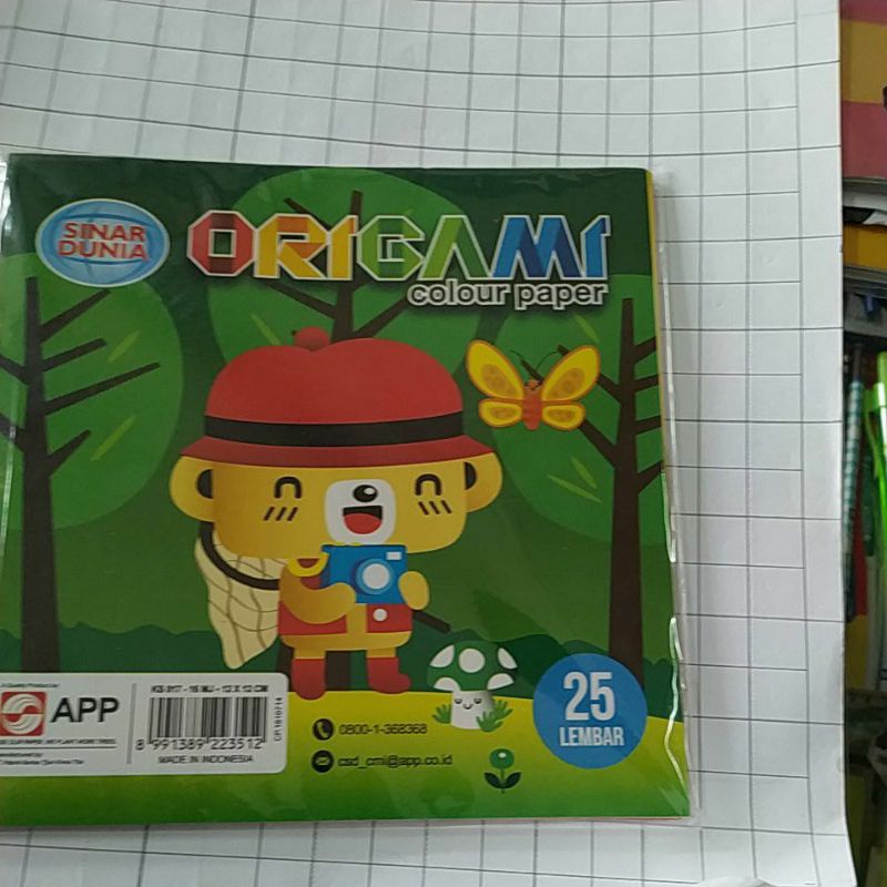 

origami / kertas lipat 12×12cm SIDU