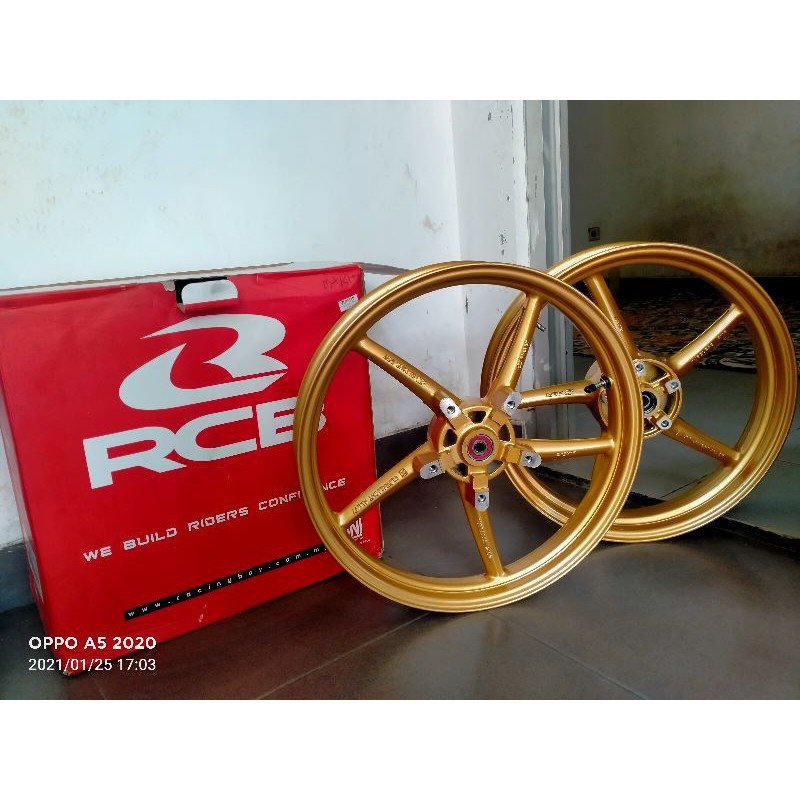velg RCB gold mx king atau vixion new