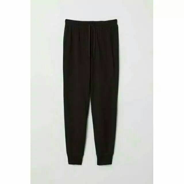 Hm H&M hnm jogger joger pant pants pjamas black