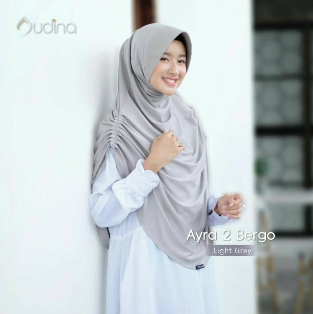 AYRA SERI 2 BERGO ORI AUDINA ORENJI JILBAB INSTANT HIJAB INSTAN SYARI PET ANTEM ORI AUDINA INHSHOP I